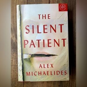 The Silent Patient by Alex Michaelides - Cream and Red Cover